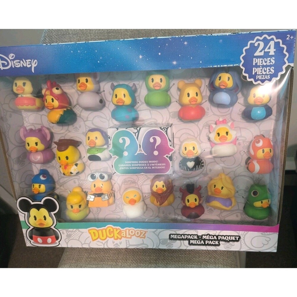Disney Duckalooz Jeep Ducking Rubber Ducks Mega Pack 24 Pieces Toys